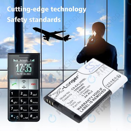 Batterie pour Emporia Essence Plus, Talk comfort, V20, 1050mAh, Li-Ion, 3.7V, AK-RL2, HQ