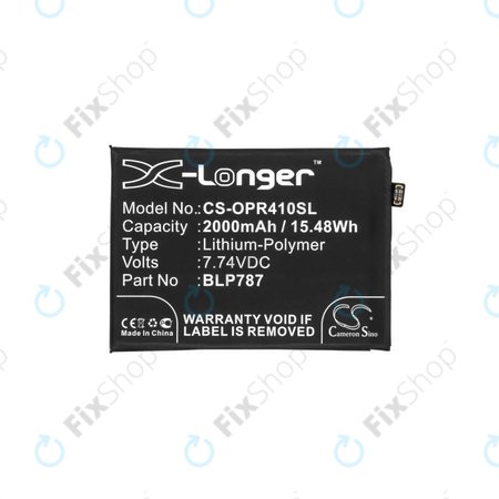 Oppo Reno 4 Pro CPH2109 - Batterie BLP787 2000mAh HQ