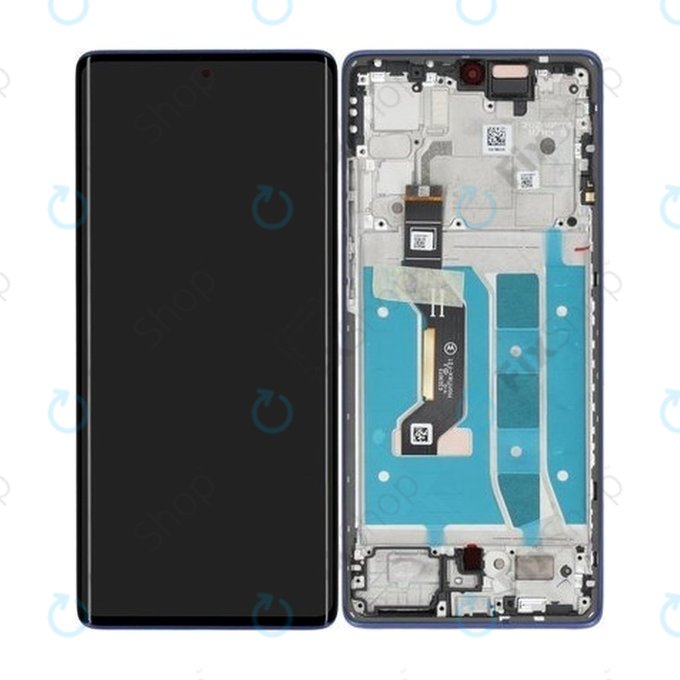 Motorola Moto G85 5G - Écran LCD + Écran tactile + Cadre (Cobalt Blue) - 5D68C24856 Genuine Service Pack
