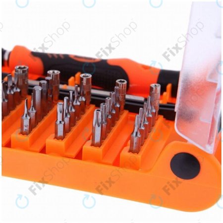 Jakemy JM-8128 - Jeu de tournevis de précision polyvalents interchangeables magnétiques 45 en 1