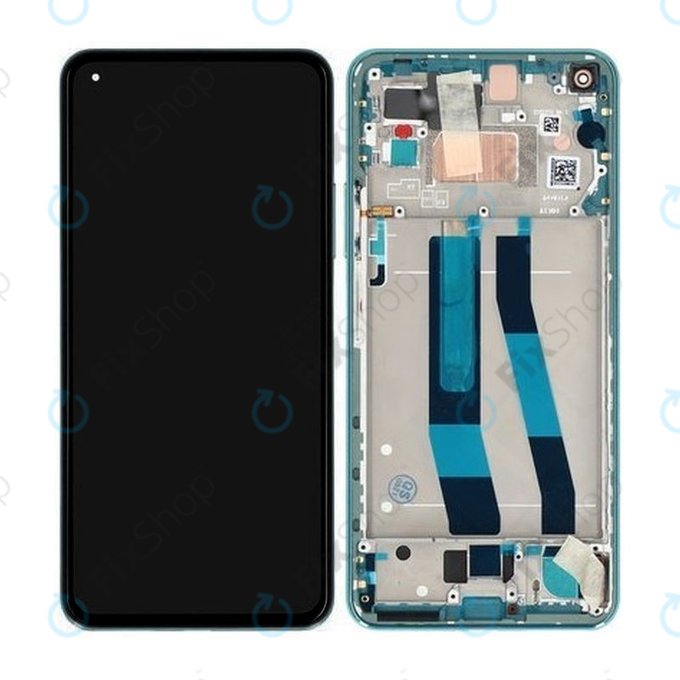 Xiaomi Mi 11 Lite 5G - Écran LCD + Ecran Tactile + Cadre (Vert Menthe) - 56000H00K900, 56000300K900 Genuine Service Pack