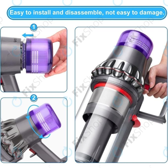 Filtre à poussière, 2 pièces pour Dyson V11, V15
