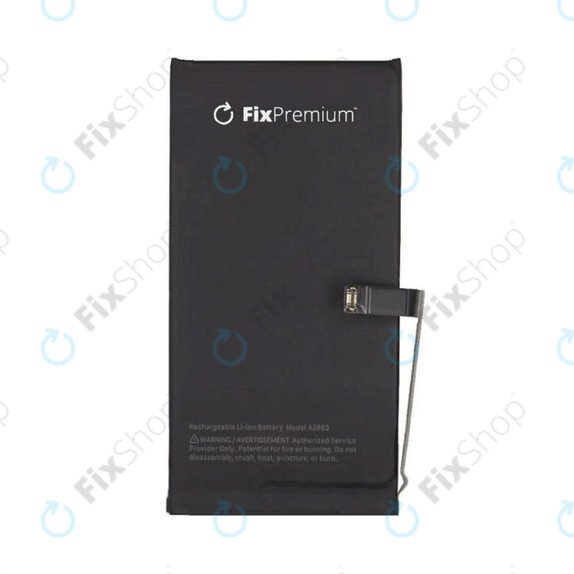 Batterie pour iPhone 14, 3279mAh, A2863, FixPremium