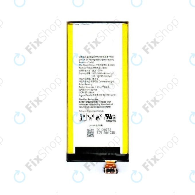 Blackberry Z30, Leap - Batterie BAT-50136-101 2880mAh
