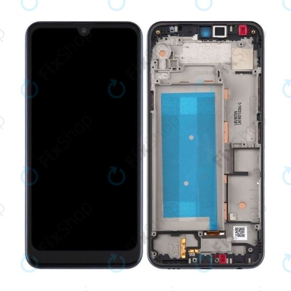 LG Q60 X525 - Écran LCD + Écran tactile + Cadre (Bleu) Single Sim