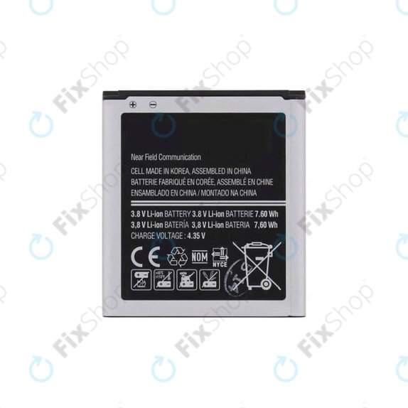 Samsung Galaxy Ace 4 G357FZ, Galaxy Ace Style LTE, GT-I9195i Galaxy S4 Mini Value Edition, Galaxy S4 Mini Plus - Batterie EB-BG357BBE, B500AE 1900 mAh