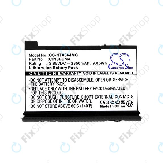 Batterie pour Insta360 One X4, 2350mAh, Li-Ion, 3.85V, CINSBBMA, HQ