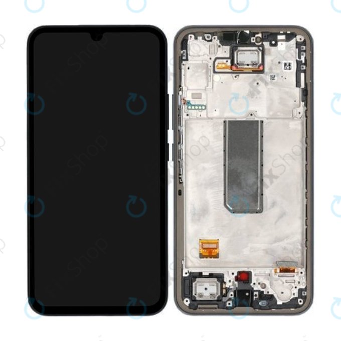 Samsung Galaxy A34 5G A346B - Écran LCD + Ecran Tactile + Cadre (Noir) - GH82-31200A, GH82-31201A Genuine Service Pack