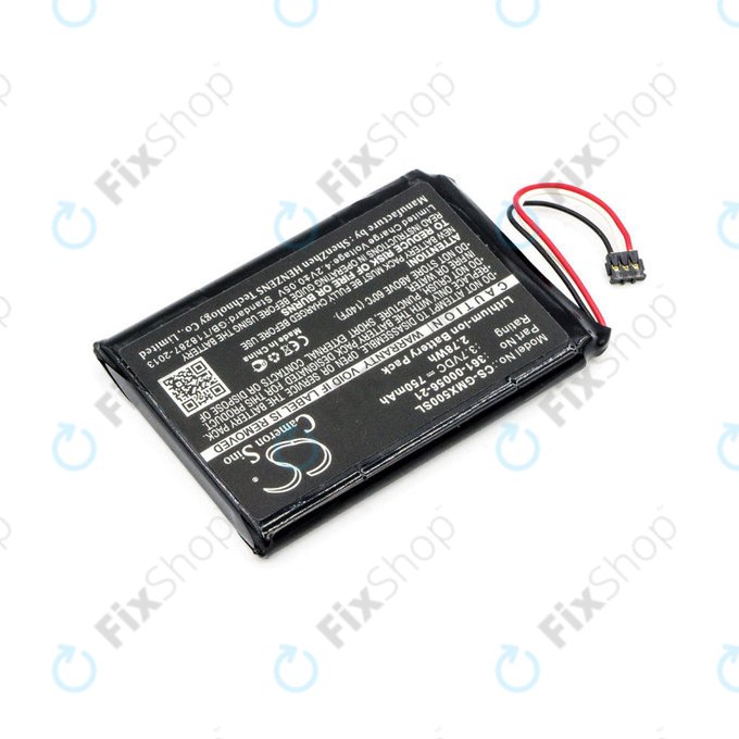 Batterie pour Garmin Driveluxe 50, 750mAh, Li-Ion, 3.7V, 361-00056-21, HQ