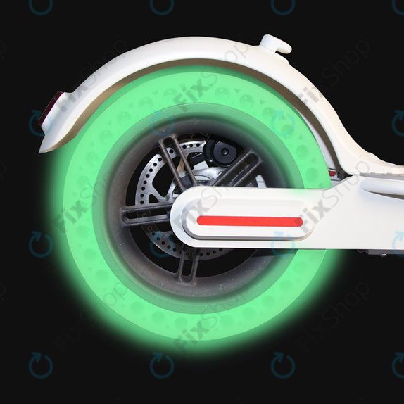 Xiaomi Mi Electric Scooter 1S, 2 M365, Essential, Pro, Pro 2 - Pneu sans chambre à air durable (Green Fluorescent)