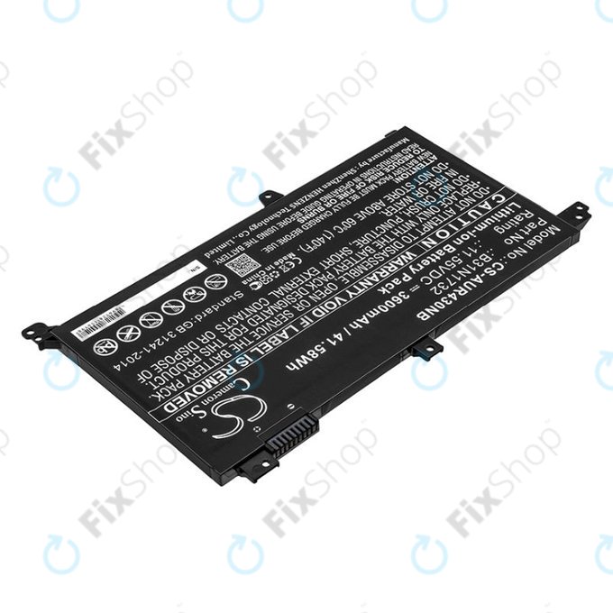 Batterie pour Asus VivoBook S14, S430FA, 3600mAh, Li-Ion, 11.55V, B31N1732, HQ