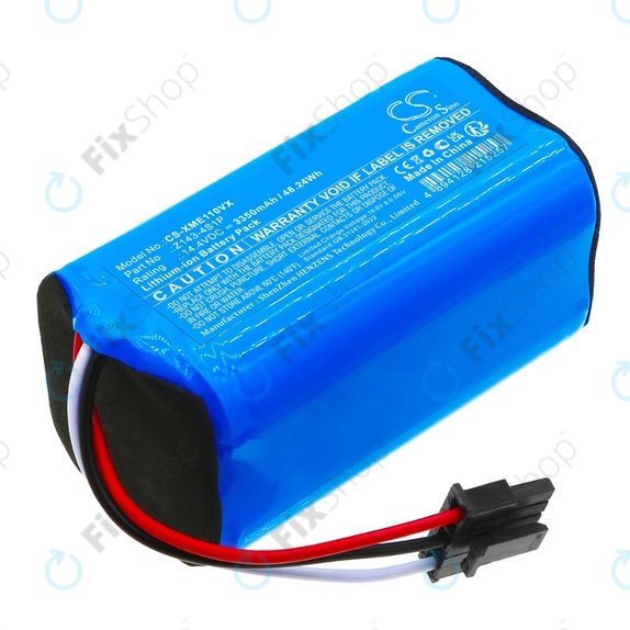 Xiaomi Robot Vacuum E5, E10, E10C - Batterie Z143-4S1P 14.4V Li-Ion 3350mAh HQ