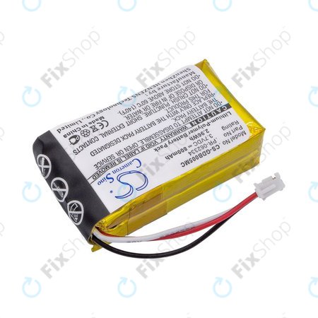 Batterie pour GoPro Hero +, 800mAh, Li-Polymer, 3.7V, PR-062334, HQ