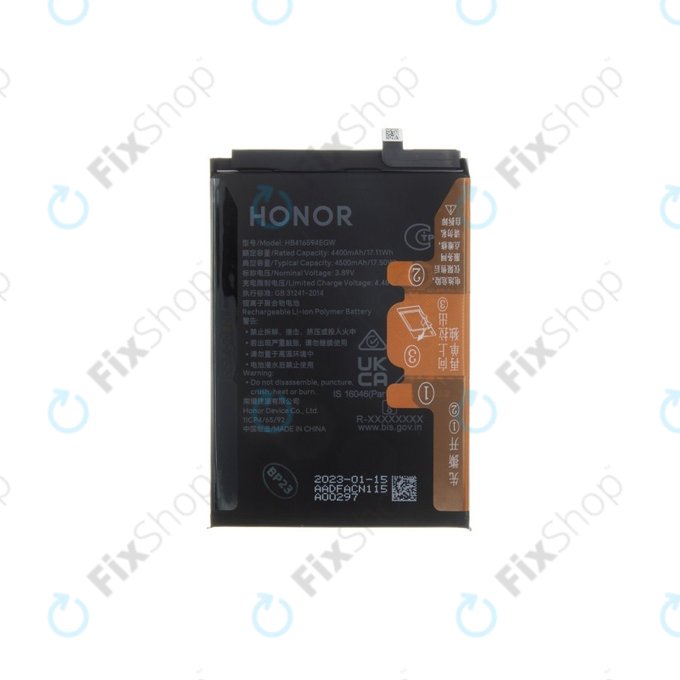 Honor 90 Lite 5G, X8a - Batterie HB416594EGW 4500mAh