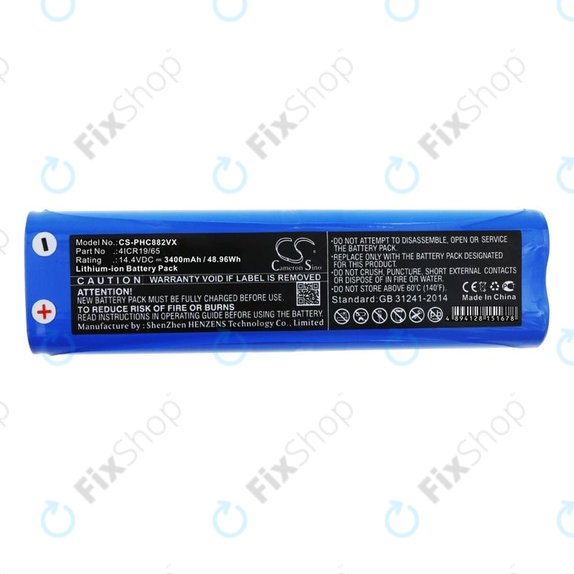 Philips SmartPro Active - Batterie 4ICR19/65 Li-Ion 14.4V 3400mAh HQ