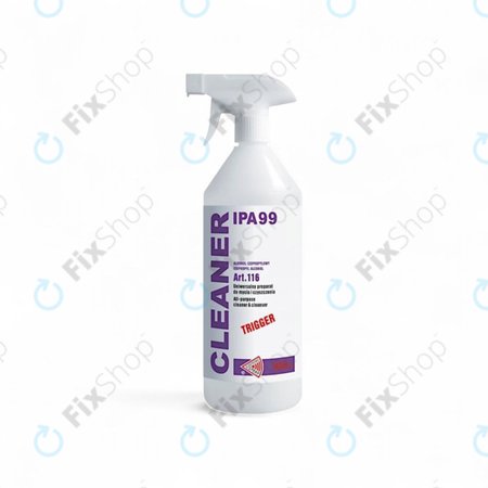 Isopropanol 99%, 1000 ml, avec pulvérisateur, Cleanser IPA