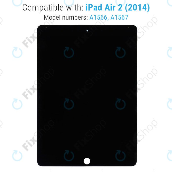 Apple iPad Air 2 - Écran LCD + Écran Tactile (Black) Refurbished