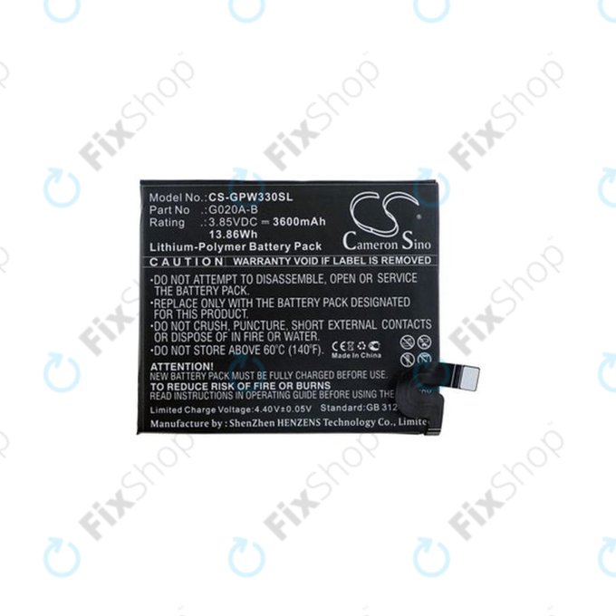 Google Pixel 3a XL - Batterie G020A-B 3600mAh HQ