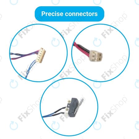 Ecovacs Deebot N-series, T-series, Ozmo-series - Roue avec moteur (gauche)