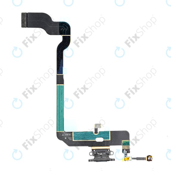 Apple iPhone XS - Connecteur de charge + Câble flexible (Gris sidéral)