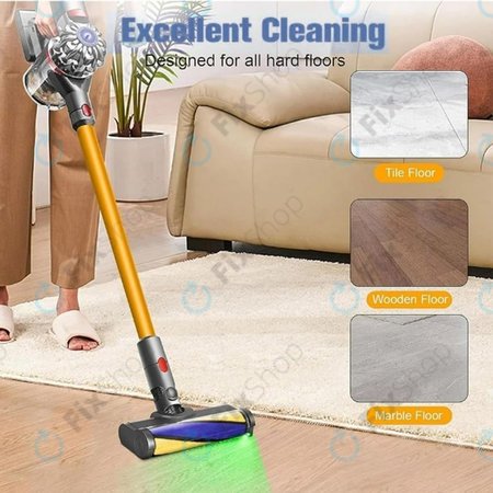 Dyson V12 - Tete de sol avec lumiere verte LED