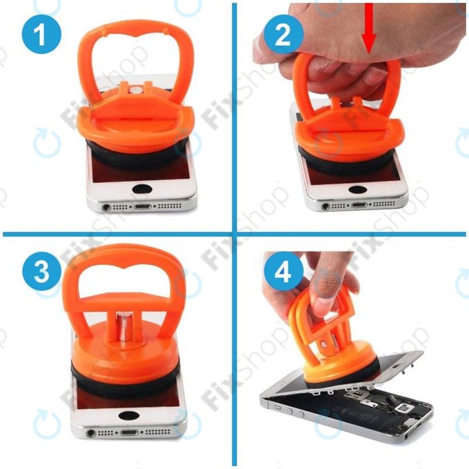 Ventouse en plastique et en caoutchouc pour dispositifs d'ouverture