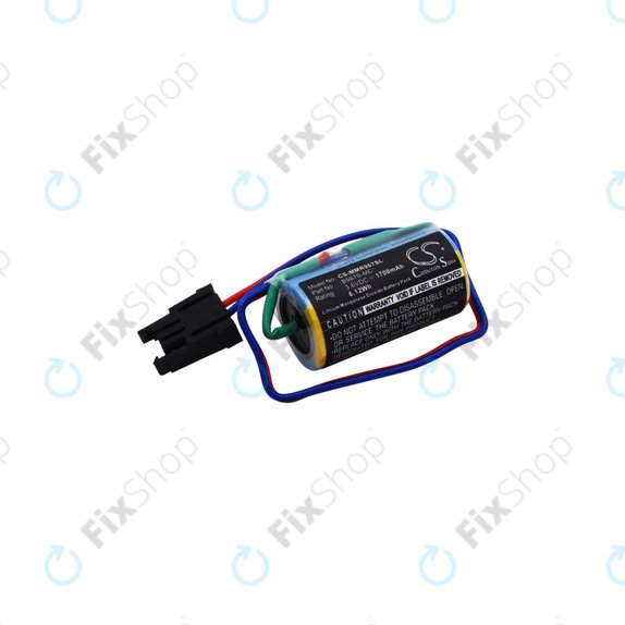 Batterie pour Mitsubishi Robot Control PLC, A RH, MR, 1700mAh, Li-MnO2, 3.6V, B9670-MC, HQ