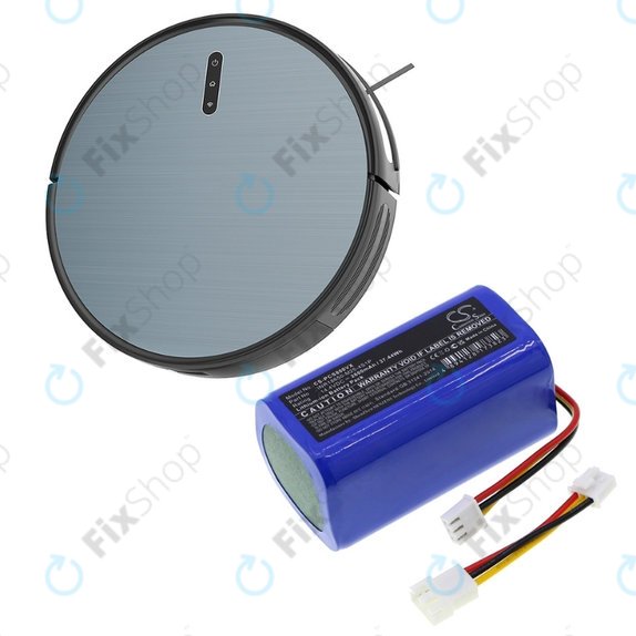 Proscenic 800T, 820T, 830T - Batterie INR18650-M25-4S1P Li-Ion 14.4V 2600mAh HQ