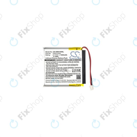 Sony WH-1000MX4 - Batterie LIS1662HNPC 1000mAh HQ