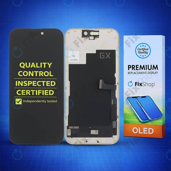 Apple iPhone 15 Pro - Écran LCD + Ecran Tactile + Cadre Dur OLED FixPremium