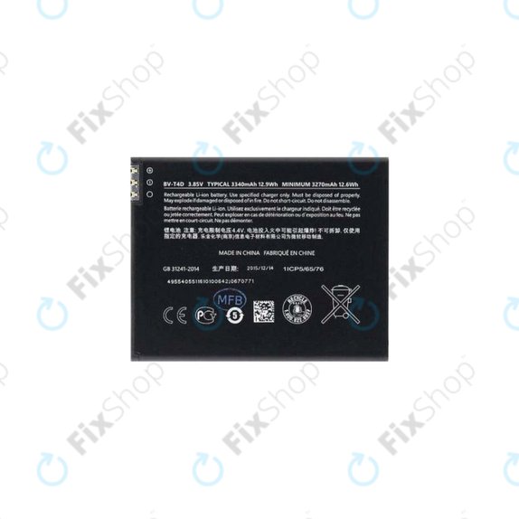 Microsoft Lumia 950 XL - Batterie BV-T4D 3340mAh - 0670771