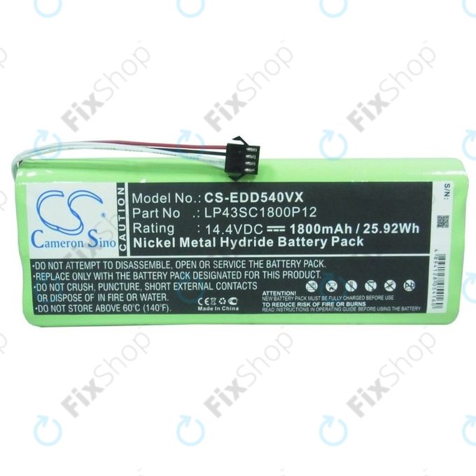 Ecovacs Deebot D-series - Batterie LP43SC1800P12 Ni-MH 14.4V 1800mAh HQ