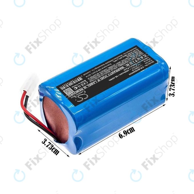 Xiaomi Mijia G1, série Flyco FC, myVacBot SN500, série Panasonic MC, Phicomm X3, série Puppy R - Batterie Li-026418 2600mAh HQ
