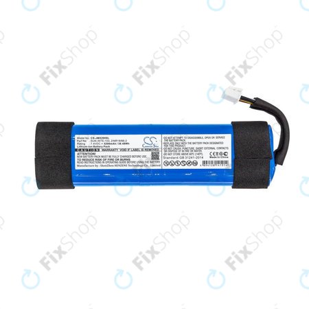 Batterie pour JBL Xtreme 2, 5200mAh, Li-ion, 7.4V, SUN-INTE-103, HQ