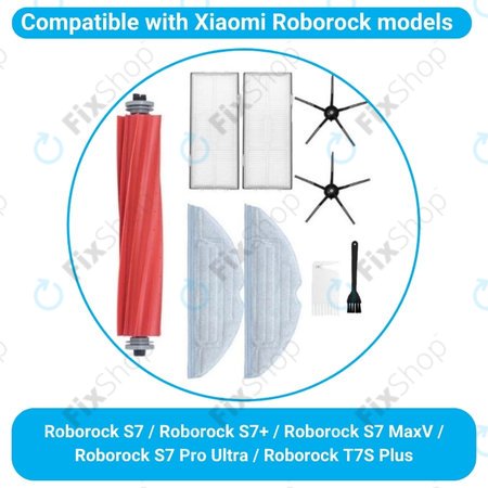 Xiaomi Roborock S7, S7+, S7 MaxV, S7 Pro Ultra, T7S Plus - Ensemble standard (Noir)