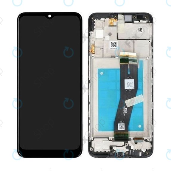 Samsung Galaxy A02s A026F - Écran LCD + Ecran Tactile + Cadre (Noir) - GH81-20181A Genuine Service Pack