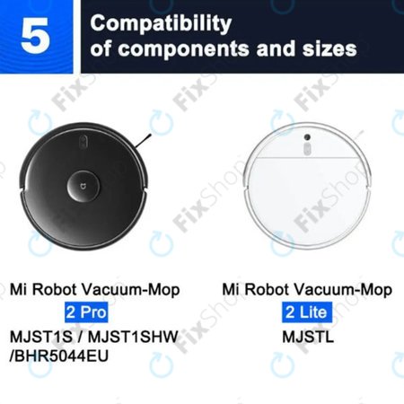 Kit complet pour Xiaomi Mi Robot Vacuum Mop 2 Pro, 2 Lite