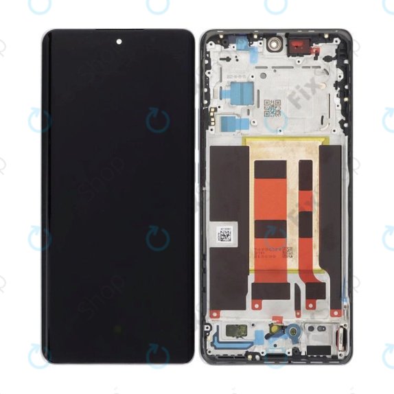 Oppo Reno 10 CPH2531 - Écran LCD + Ecran Tactile + Cadre (Silvery Grey) OLED