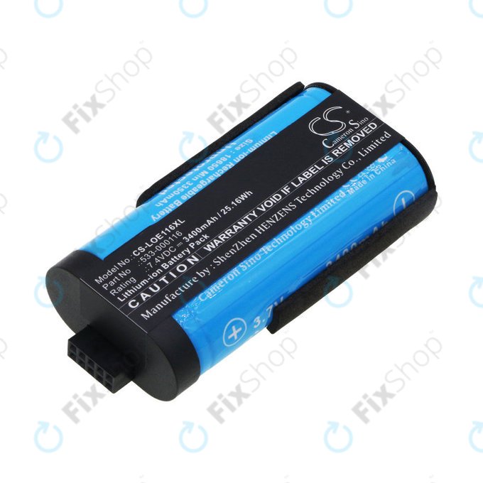 Batterie pour Logitech UE Megaboom, 3400mAh, Li-Ion, 7.4V, 533-000116, HQ