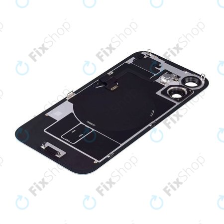 Apple iPhone 16 - Verre de la coque arriere + Verre de caméra + Plaque en métal + Aimants MagSafe (Teal)