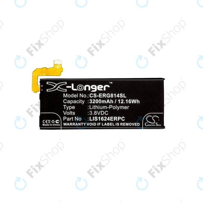 Batterie pour Sony Maple Ds, Xperia XZ Premium, 3200mAh, Li-Pol, 3.8 V, LIP1642ERPC, HQ