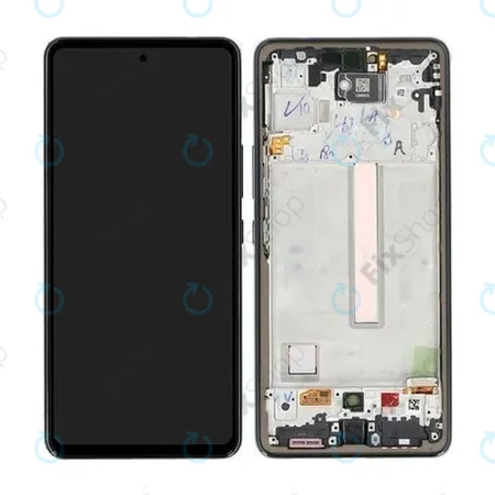 Samsung Galaxy A53 5G A536B - Écran LCD + Écran tactile + Cadre (Noir génial) - GH82-28024A, GH82-28025A Genuine Service Pack