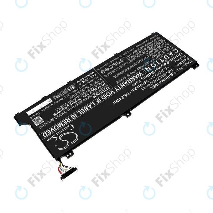 Batterie pour Honor MagicBook 14, Huawei MateBook D14, MediaPad D14, MagicBook 14, 3550mAh, Li-Pol, 15.28V, HB4692Z9ECW-41, HQ