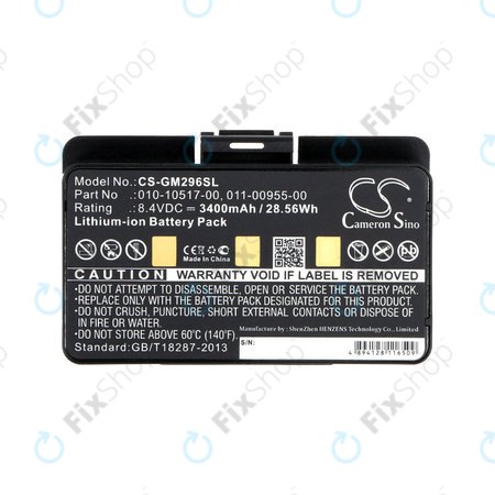 Batterie pour Garmin GPSMAP, 3400mAh, Li-Ion, 8.4V, 010-10517-00, HQ