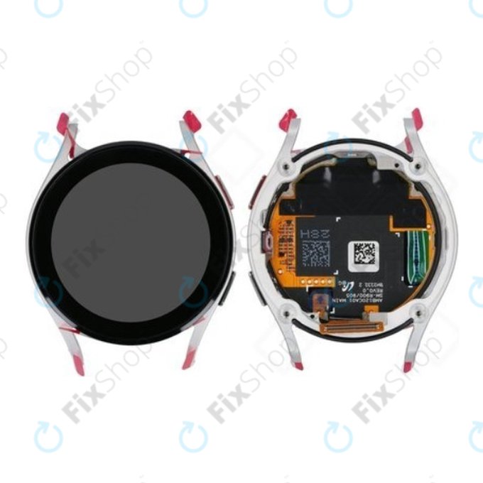 Samsung Galaxy Watch 5 40 mm R900 - Écran LCD + Écran tactile + Cadre (Argent) - GH82-30040C Genuine Service Pack