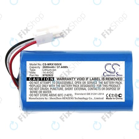 Miele Scout RX1 - Batterie 9702922 Li-Ion 14.4V 2600mAh HQ