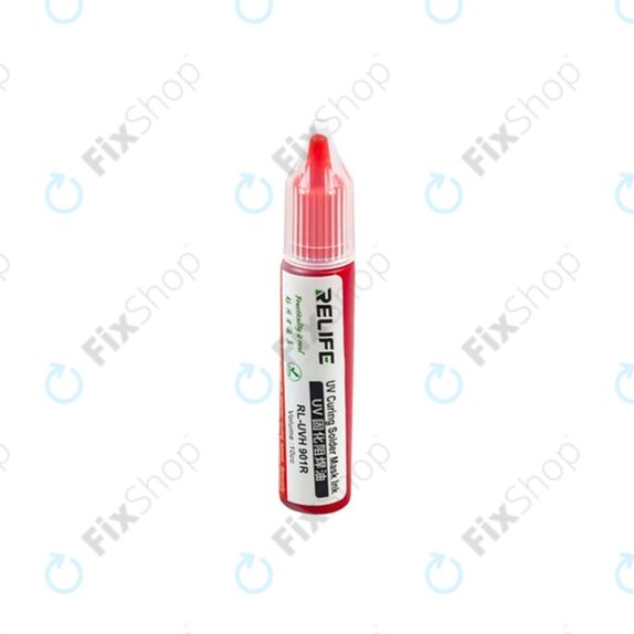 Relife RL-UVH901R - Masque de soudure durcissable par UV - 10ml (Rouge)