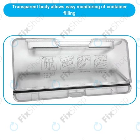 Xiaomi Mi Robot Vacuum Mop Pro (P), Viomi V2 Pro, V3, SE - Poubelle (Transparent)