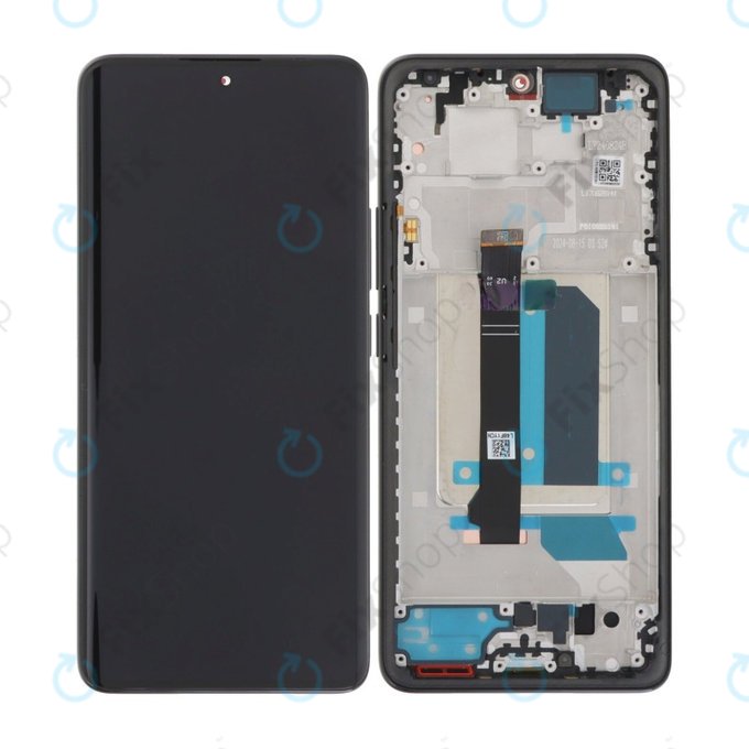 Xiaomi Redmi Note 14 Pro+ 5G 24094RAD4G - Écran LCD + Écran tactile + Cadre (Midnight Black) TFT