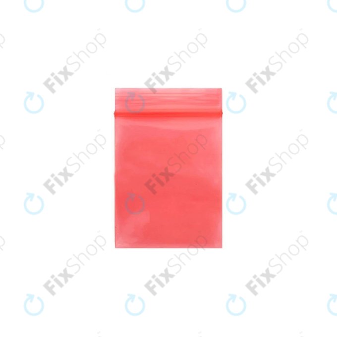 ESD Sac Antistatique à Fermeture Éclair (Rouge) - 12x17cm 100pcs